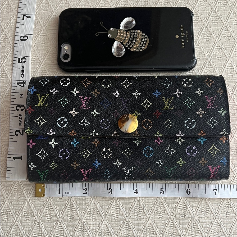 Louis Vuitton x Murakami Multicolor Sarah Wallet EUC Includes COA - Picture 14 of 16